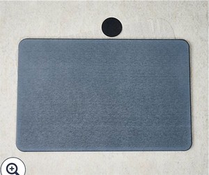 lot 1594 image: Henning Lee Solid Quick Dry Stone BathmatDISH MAT