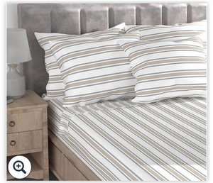 lot 1599 image: Home Reflections 800TC Triblend Sheet Set with Extra Cases