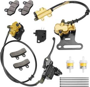 lot 1631 image: $55 Pit Bike Front & 12mm Rear Hydraulic Disc Brake Caliper Assembly