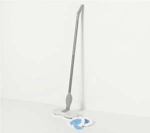 lot 1648 image: Hover Scrubber Max Cordless Dual-Head Mop & 4 XL Microfiber Pads, Blue