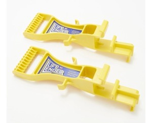 lot 1650 image: Lift Lender Set of 2 Back Saving Lifting and Carrying Tool, RED