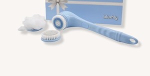 lot 1651 image: $49 Blushly Cleansing & Exfoliating Body Brush with 4 Heads