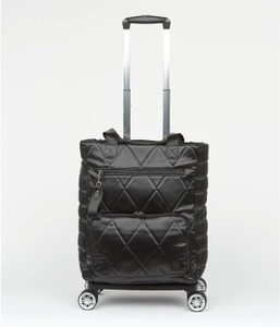 lot 1654 image: $59 IHKWIP The On-a-Roll Convertible Roller Tote, Metallic Black
