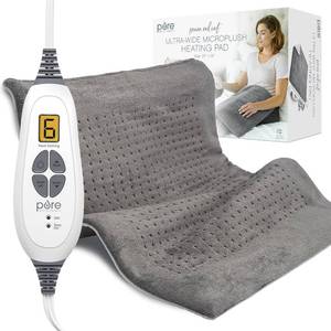 lot 1677 image: $50 SunBeam Ultra-Wide Heating Pad 20x24, 6 Heat