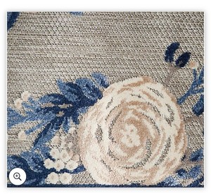 lot 1703 image: Nourison 22 x 76 Rose Garden Indoor Outdoor Rug