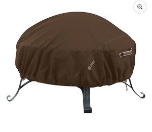 lot 1719 image: Classic Accessories Madrona  RainProof  Round Fire Pit Cover, Large
