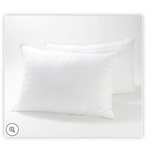 lot 1725 image: Northern Nights Set of 2 Queen Hotel Luxury Plush or Firm Gel Pillows
