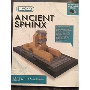 lot 1776 image: BLOKKO Building Block Set Ancient Sphinx, 145 Pieces, Compatible