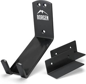 lot 1746 image: Borgen Wall Mount Pedal Hook for E-Bike & MTB - Black