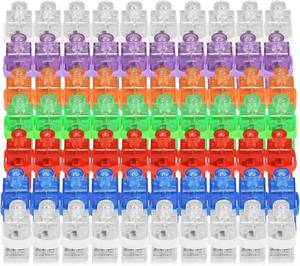 lot 1776 image: California Cade Finger Lights, 100Pcs, 8 Colors, LED Finger Lights