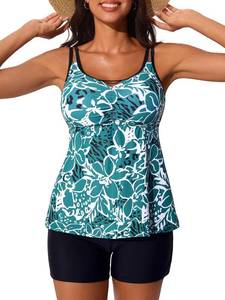 lot 1929 image: Summer Mae Tankini Swimsuits 2025 Bathing Suit with Ruched Tummy Control 10