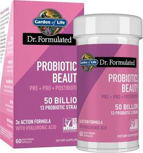 lot 1977 image: Garden of Life Dr. Formulated Beauty Probiotics with Biotin, 50B CFU, 60 ct