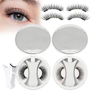 lot 2009 image: Higu Clace Magnetic Eyelashes with Applicator - 2 Pairs, No Glue, Reusable