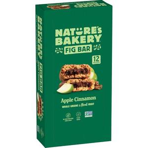 lot 20027 image: Natures Bakery Whole Wheat Fig Bars, Apple Cinnamon, 12 Twin Packs