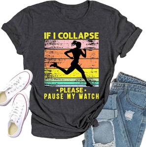 lot 20149 image: Marathon Enthusiasts Womens Running-Themed T-Shirt 2XL