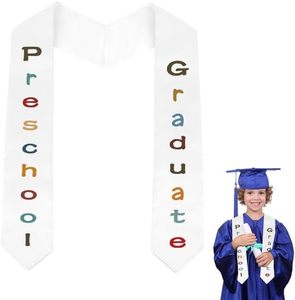 lot 20158 image: Preschool Graduation Stole - Unisex Kindergarten Pre-K Sash, Class of 2026