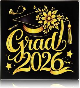 lot 20187 image: Yousoontic Graduation Gift Acrylic Plaque with Quote, Class 2026