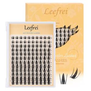 lot 20257 image: Lash Clusters Invisible Band 10-18mm D Curl Individual Eyelash Extensions