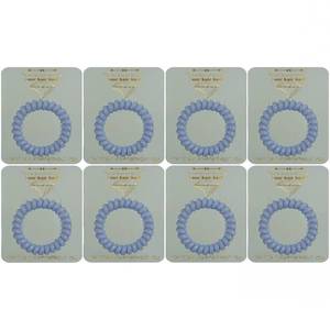 lot 20270 image: Bridesmaid Proposal Gifts 8 Spiral Hair Ties with Proposal Card, Creaseless
