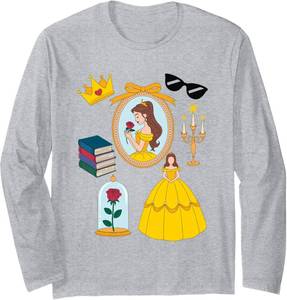 lot 20299 image: Women Magical Bow Summer Vacation Castle Princess Long Sleeve T-Shirt 2XL