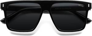 lot 20326 image: SOJOS Sunglasses for Women & Men Square Wide Thick Frame UV Protection SJ2373