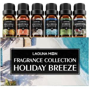 lot 20327 image: Lagunamoon Summer Essential Oils Set Coconut, Pineapple & Grapefruit (10ml)