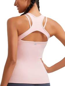 lot 20355 image: RUNNING GIRL Tank Tops with Built-in Bras, Racerback Workout Yoga Top small