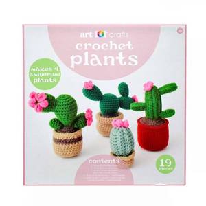 lot 20369 image: Art 101  Crafts Crochet Plants Kit