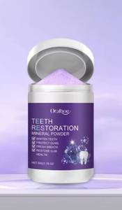 lot 20251 image: Purple Teeth Whitening Powder - Gentle for Sensitive Teeth - 1pc 2-pack