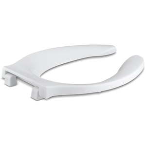 lot 19061 image: Stronghold Elongated Open-Front Toilet Seat