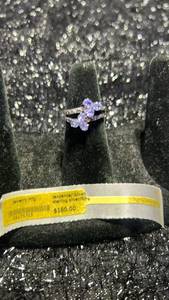 lot 25 image: Tanzanite Sterling Silver Ring