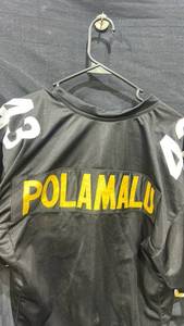 lot 61 image: Polamalu 43 Black Athletic Jersey