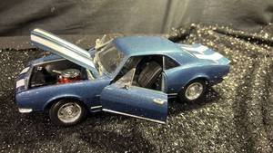 lot 66 image: Blue Diecast Model Car with Opening Doors and Hood