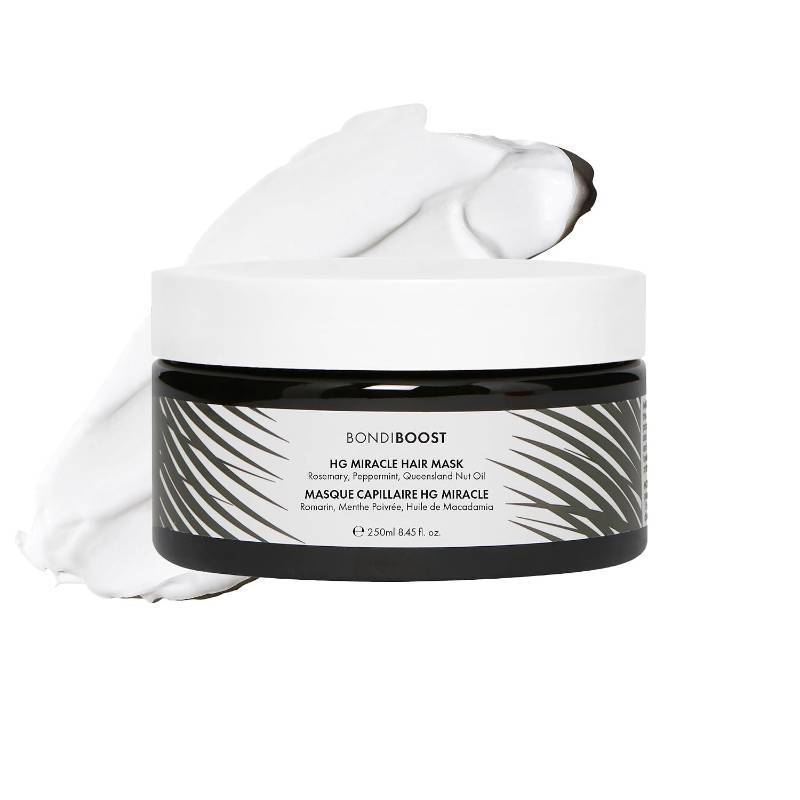 lot 65873 image: BONDIBOOST Miracle Hair Mask for Damaged Hair 8.45 fl oz, Deep Conditioning Hair Mask for Fine Hair, Clinically-Proven to Improve Split Ends, Argan Oil  Biotinoyl Tripeptide-1 Formula, Sulfate Free