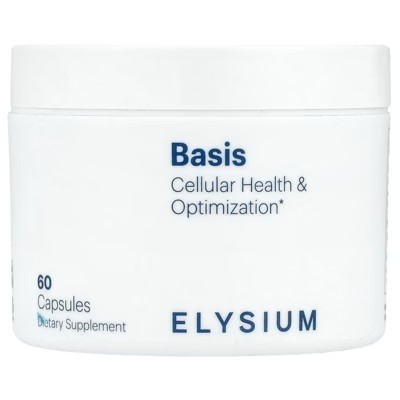 lot 65893 image: Elysium Basis, Cellular Health & Optimization, 60 Capsules MFG DATE 062022 RETAIL $61.00