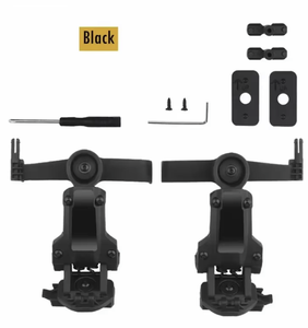lot 56705 image: NEW Tactical Helmet Headset Rail Adapter Accessories Multi-angle For FASTWENDY BLACK