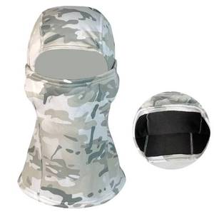 lot 57713 image: NEW Balaclava Tactical Hunting Mask Hood Warm Fleece Lined Waterproof Ski Mask WHITE CAMO