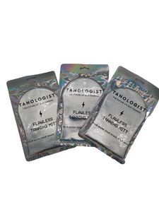 lot 59806 image: NEW 3 Pack Tanologist Sunless Flawless Self Tanning Mitt Silver