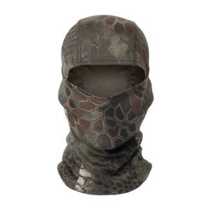 lot 59827 image: NEW Lightweight Tactical Balaclava Wind-Resistant Full Head & Neck Protection DARK SAND PYTHON