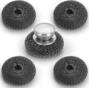 lot 65954 image: Kyraton Stainless Steel Scourers (5)