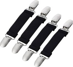 lot 67498 image: Winter Mitten Clips Elastic Stainless Steel Gloves Clips for Toddler Kids Adults Dress Cinch Sweater Cardigan Shawl Clip