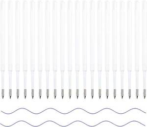 lot 67507 image: Big Fat Pen Refill 20pcs Ballpoint Refills - Smooth Writing, 1mm, Compatible with Big Fat Pen