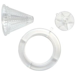 lot 67524 image: Lees 4-way Cone Worm or Brine Shrimp Feeder for Aquariums