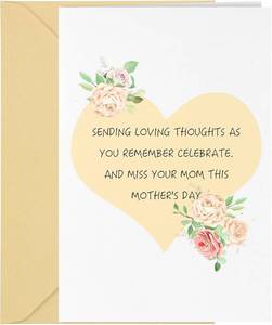 lot 67525 image: Mothers Day Gifts For Mom, Sending Loving Thoughts - Mothers Day Cards For Mom, Mothers Day Gifts For Mom From Daughter, Mothers Day Gifts For Mom From Son, Heartfelt Mothers Day Gift Cards For Mom