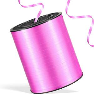 lot 67527 image: 600 Yards Hot Pink Curling Ribbon 15 Hot Pink Balloon String with Spool, Thin Balloon Ribbon for Gift Wrapping Crafts Birthday Christmas Baby Shower Halloween Florist