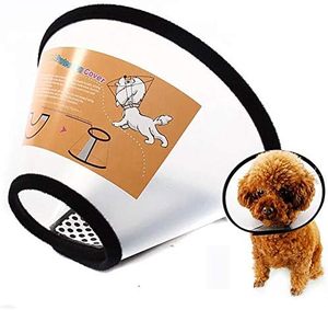 lot 67546 image: Cat Cone Collar, Pet Cone for Small Dogs & Cats - Anti-Bite Wound Protector, Medium (5#)