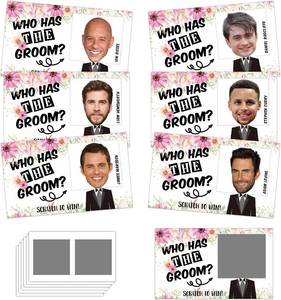 lot 67567 image: Bridal Shower Games - Who Has The Groom Scratch Off Cards - Floral Scratch Off Cards & Stickers - Bachelorette Party Game - Girls Night Out Activity - Bride Shower Supplies Decorations - 36 Pcs(D03)