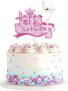 lot 67595 image: 1 Pcs Ballerina Cupcake Toppers Happy Birthday Ballet Girl Cupcake Toppers Pick Ballet Dancer Girls Cupcake Toppers Dancing Cupcake Toppers for Wedding Baby Shower Birthday Decoration Girl 1