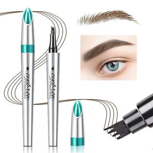lot 67599 image: Eyebrow Pencil Eyebrow Microblading Pen - Micro 4 Point Brow Pen Lift & Snatch Eyebrow Eye Makeup Long-Lasting Waterproof & Smudge-proof Natural Eyebrow Hair (Light Brown)