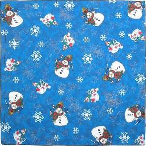 lot 67607 image: CTM Womens Snowmen Holiday Christmas Bandana